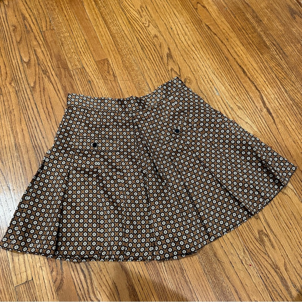 SANDRO Printed Pleated Shorts